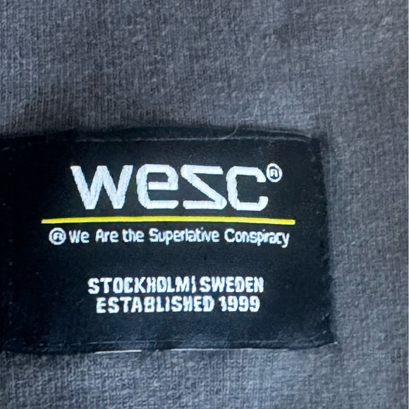 WeSC Eagle Flame Graphic Tee Black Streetwear Varsity Men’s Medium NWT crewneck - Picture 6 of 7